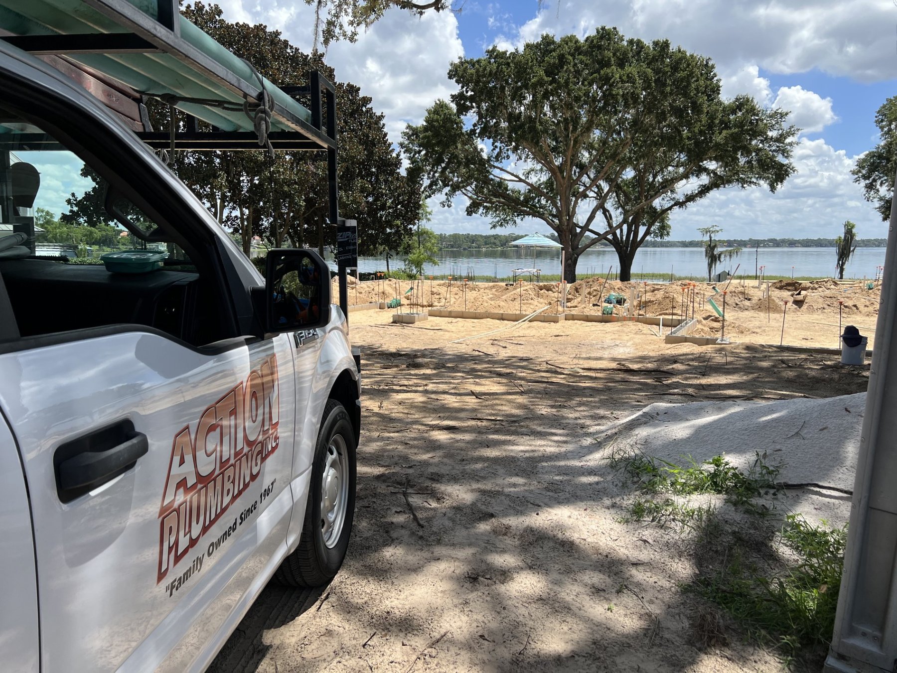 Action Plumbing service truck in Orlando